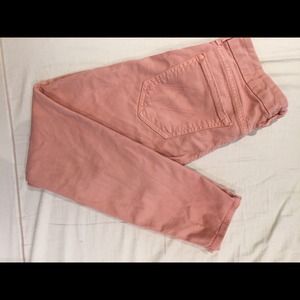 "Mother"  pink designer capris