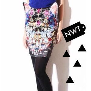 CHOiES Cat Ears Butterfly Skirt NWT