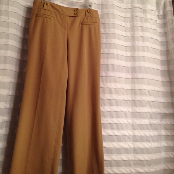 Loft camel Marisa slacks
