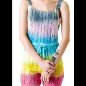 UNIF Rainbow Cake Romper