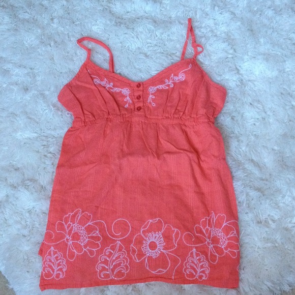 Orange summer top