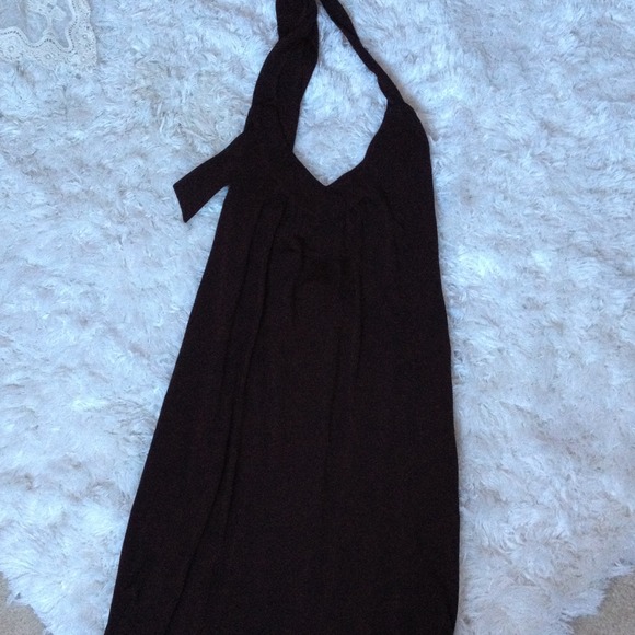 Brown halter sundress