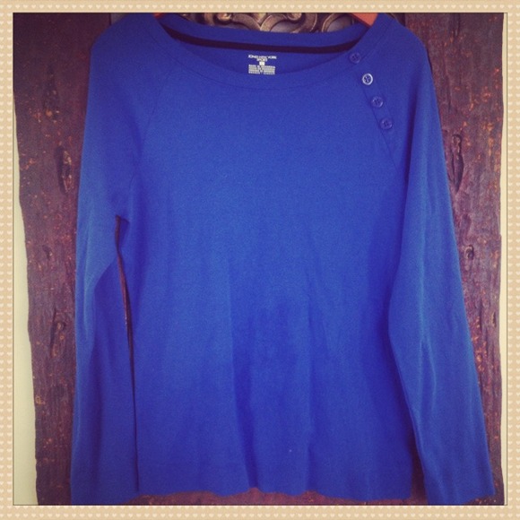 Jones New York Sport blue top
