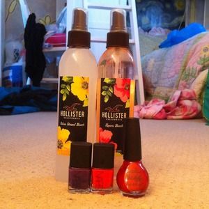 Body spray and nail polish bundle