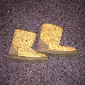 Cheetah print UGGs