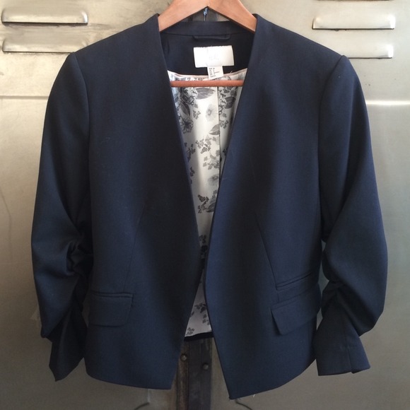 H&M Jackets & Blazers - H&M Scrunch Sleeve Blazer
