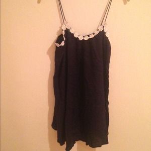 Navy daisy dress