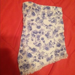 Floral print shorts