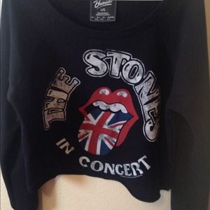 The Stones crop top sweater