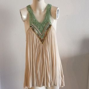 Free People crotchet/beaded too