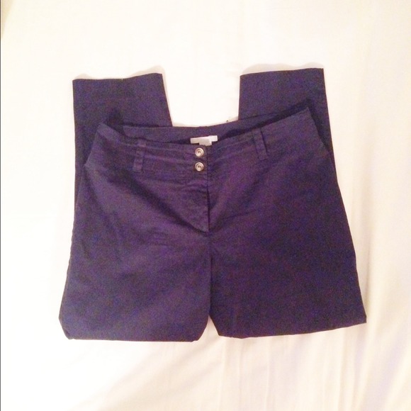 H&M navy blue ankle length pants