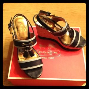 Coach Cork Wedge Sandal