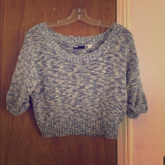 bdg marbled cropped sweater, size M