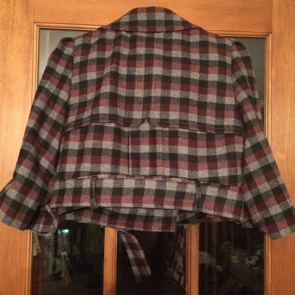 Checkered crop jacket - Picture 5 of 5
