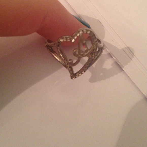 Engraved A Heart Ring - Picture 3 of 4