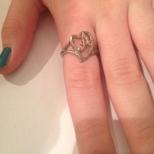 Engraved A Heart Ring