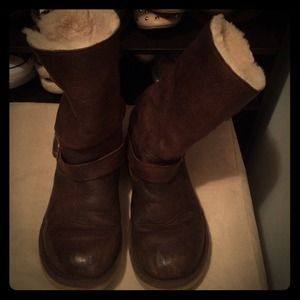 Brown leather UGG Boots