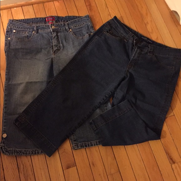 Denim capris