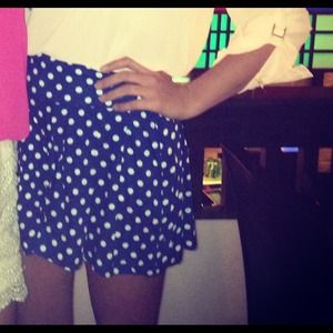 Polka dot shorts