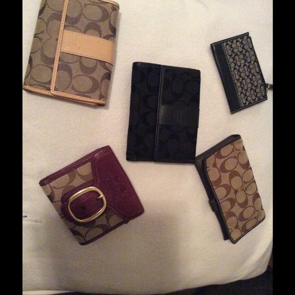 Coach Wallets multiple $32 each
