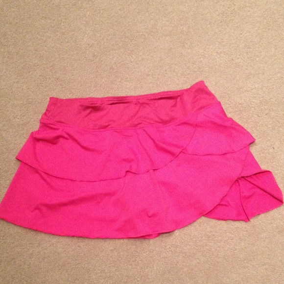 Pink tennis skirt