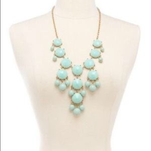 Mint pop bubble necklace