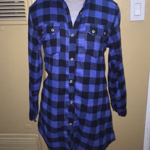 Blue flannel