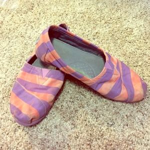 Coral and Lavender TOMS