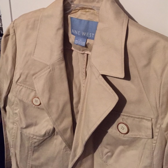 *SOLD Nine West Jacket Bow on Back. Sz L