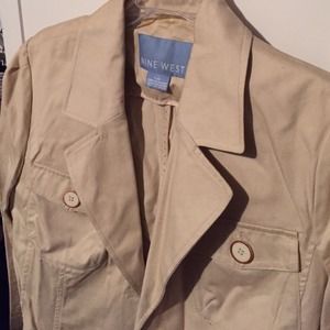 *SOLD Nine West Jacket Bow on Back. Sz L