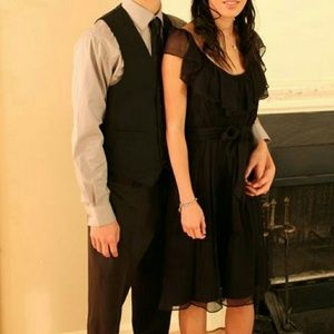 Max & Cleo 100% Silk chiffon dress Size 2