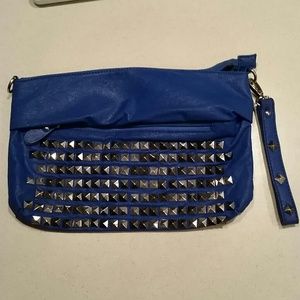 Blue Stoned Clutch