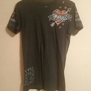 Bad ass top very sinful with angel wings