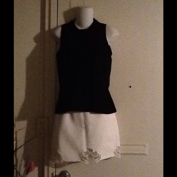 Black Wool blend top 👠👜