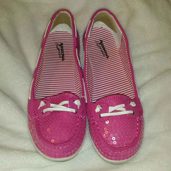 Pink shoes