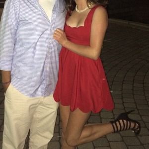 Nasty Gal Red mini dress XS