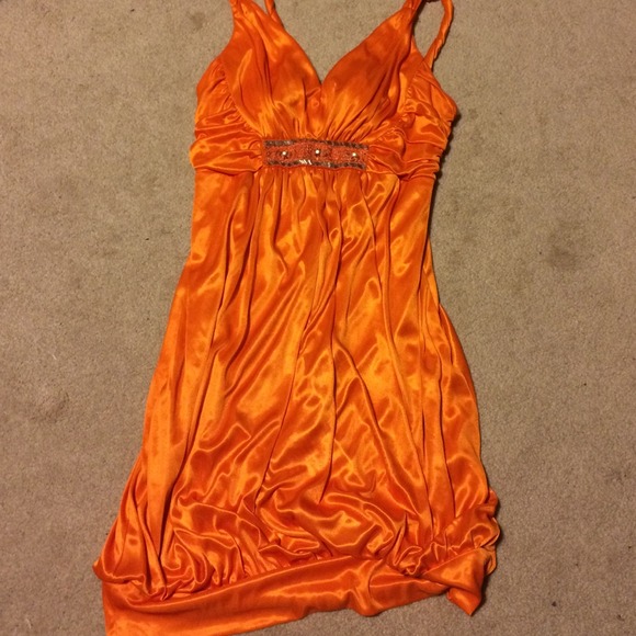 Orange dress