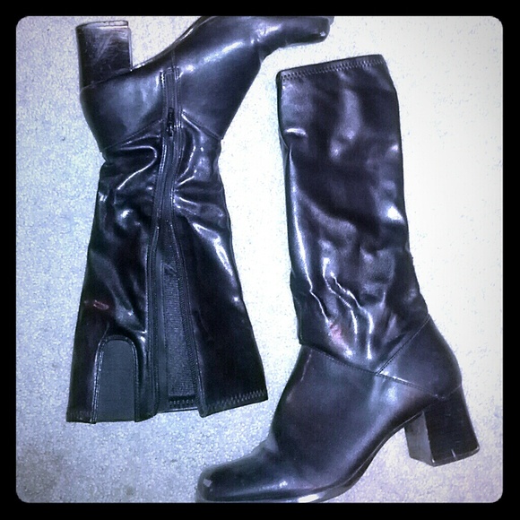 black boots