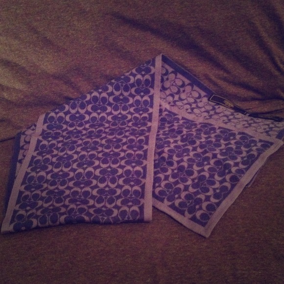 Coach Reversible Wool Scarf