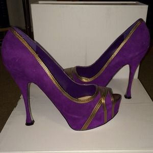 Peep toe heels