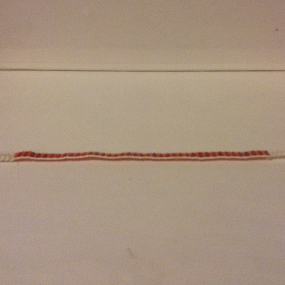 Red and orange bracelet