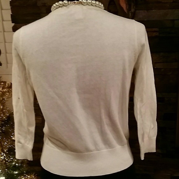 🎉🎉SOLD🎉🎉For Christin💝💝little white sweater - Picture 4 of 4