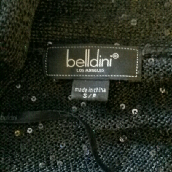 Belldini sequined jacket with attached scarf - Picture 2 of 3