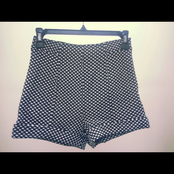 Bundle: Polka dot shorts and black swim top