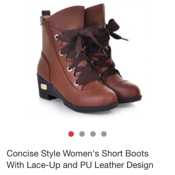 Lace up concise boot ❤️