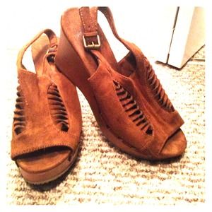 Hippie wedges only worn twice oneills