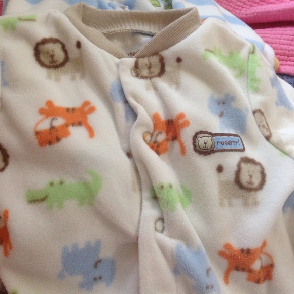 3 footsie pajamas soft texture