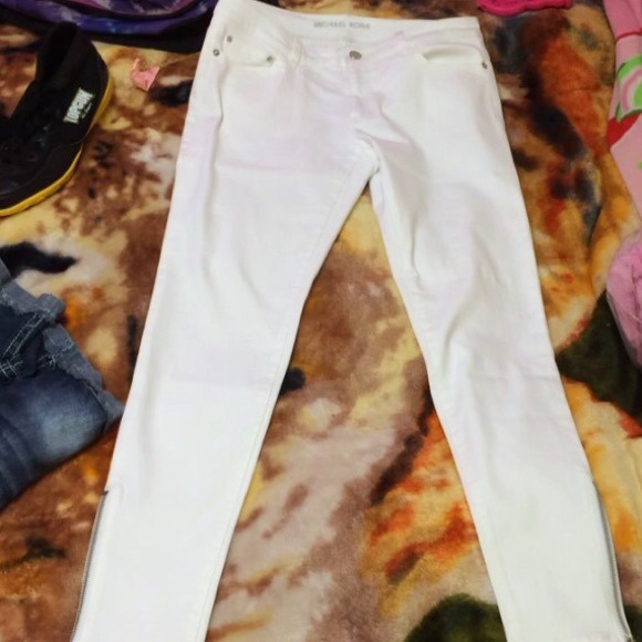 Michael Kors white skinny pants/jeans