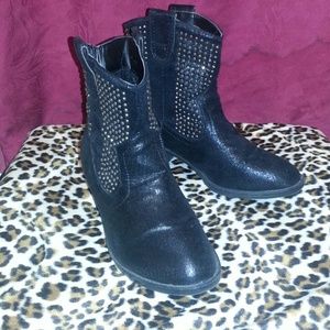 Black Studded Boots