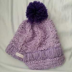 BURTON pompom knit hat
